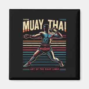 Imã Muay Thai Tailândia Kickboxing Lutador de Mma Vint