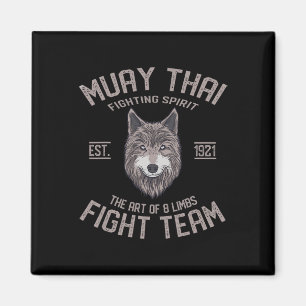 Imã Muay Thai Wolf Boxe Tailandesa Kickboxing 