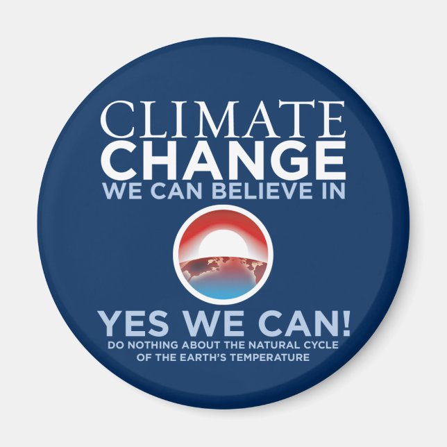 Imã Mudanças Climáticas - Sim Podemos Obama Parody Mag (Frente)