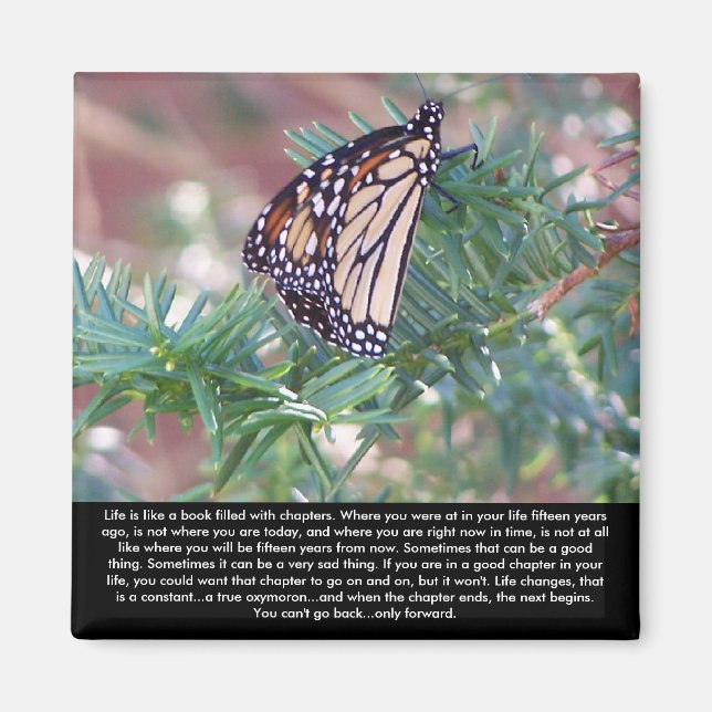 Imã Mudanças de vida de presentes inspiracionais (Frente)