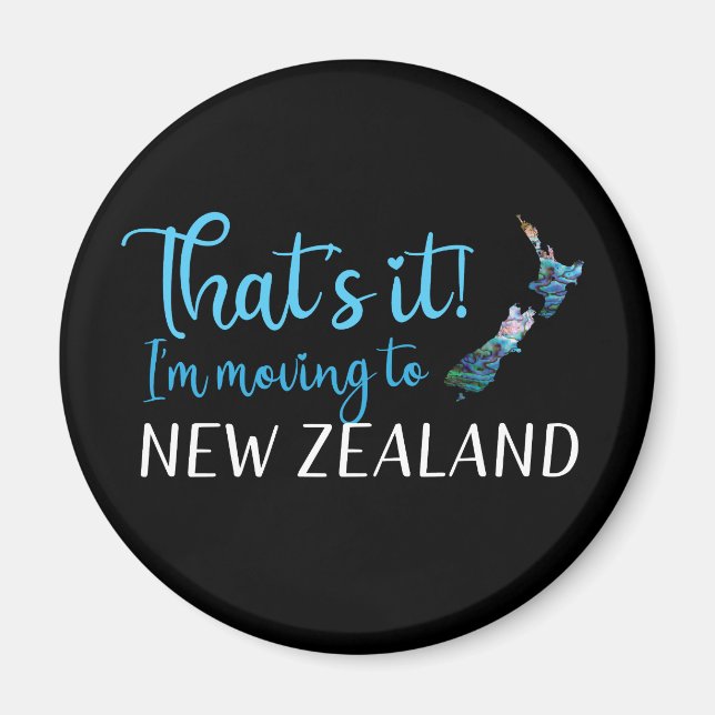 IMÃ MUDANDO PARA NOVA ZEALAND KIWI PAUA (Frente)