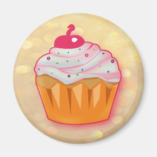 Imã Muffin framboesa