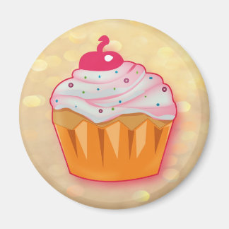 Imã Muffin framboesa