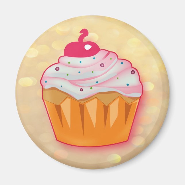 Imã Muffin framboesa (Frente)