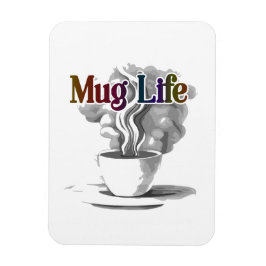Ímã Mug Life: Fotografia flexível