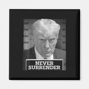 Imã Mug Shot - Donald Trump Mug Shot - Nunca renove