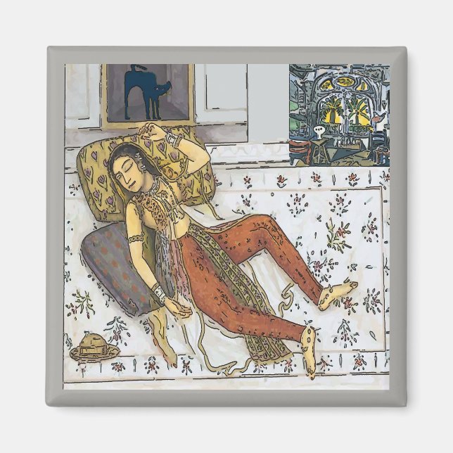 Imã Mughal Princess Fauvist Style (Frente)