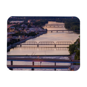 Ímã Muitas Pontes Cruzam o Grand River, Vista do Pôr d