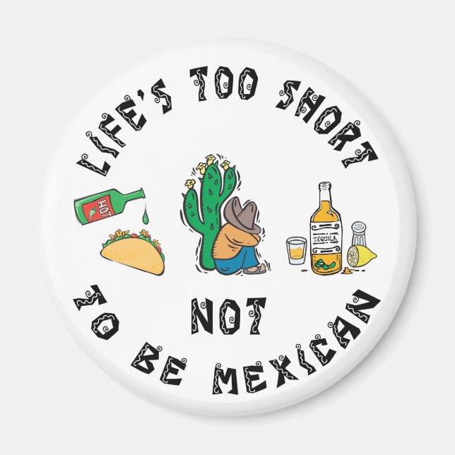 Imã Muito Engraçado Mexicano (Frente)