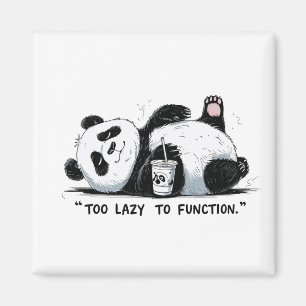 Imã Muito preguiçoso para funcionar - Panda preguiçosa