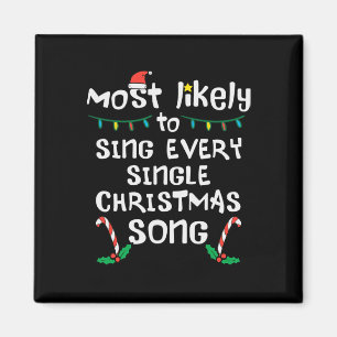 Imã Muito Provável Cantar Toda Canção De Natal Família