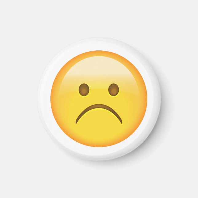 Imã Muito triste - Emoji (Frente)