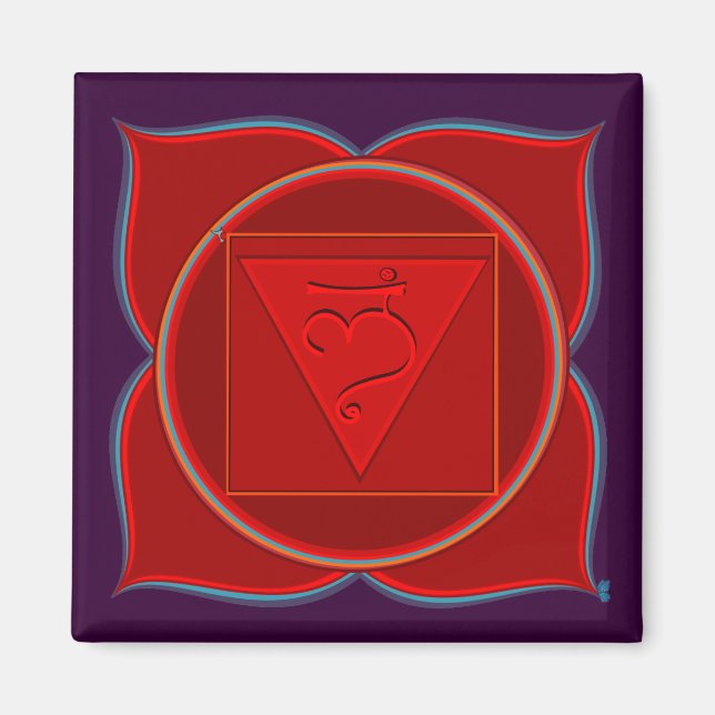 Imã Muladhara Chakra Magnet (Frente)
