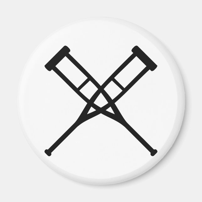 Imã muletas cruzadas (Frente)