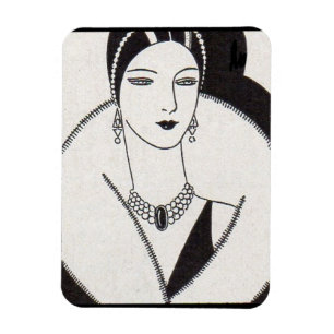 Ímã mulher 1928 do art deco