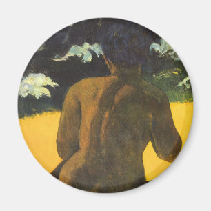Imã Mulher à Beira-Mar de Paul Gauguin, Arte Fino Vint
