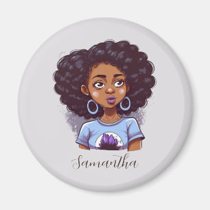 Imã Mulher Aula e Elegante Afro