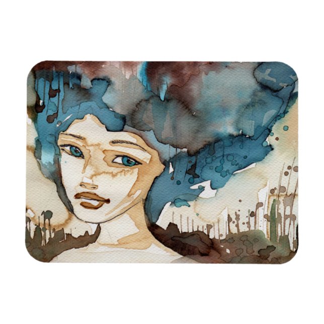 Ímã Mulher Azul (Horizontal)