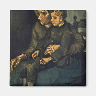 Imã Mulher Camponesa com Criança no Lap, 1885 por Vinc