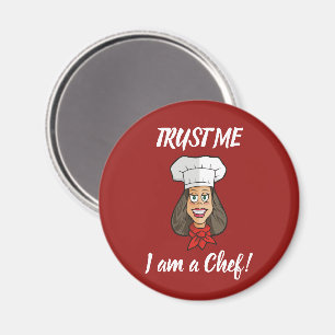 Imã Mulher Chef