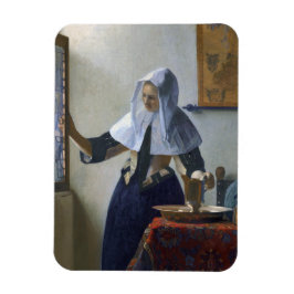 Ímã Mulher com Água Jug Johannes Vermeer