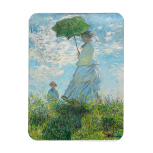 Ímã Mulher com Parasol Claude Monet