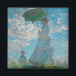 Imã Mulher com Parasol Claude Monet Fine Art<br><div class="desc">Madame Monet e seu filho são um retrato do estilo impressionista da cena familiar cotidiana da esposa do artista impressionista francês Claude Monet,  Camille e seu filho,  que saíram para passear num dia de verão incipiente,  c. 1875.</div>