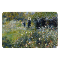 Mulher com Parasol em Jardim por Auguste Renoir