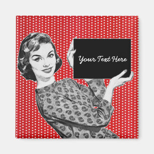 Imã Mulher com Sinal de 1950