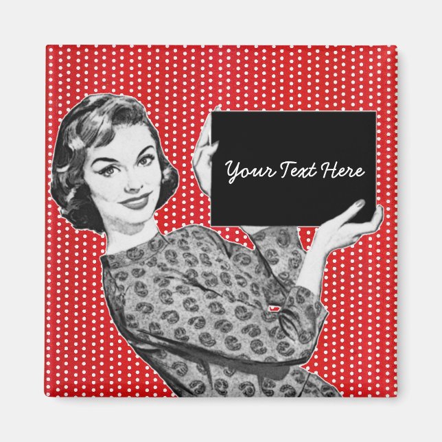 Imã Mulher com Sinal de 1950 (Frente)