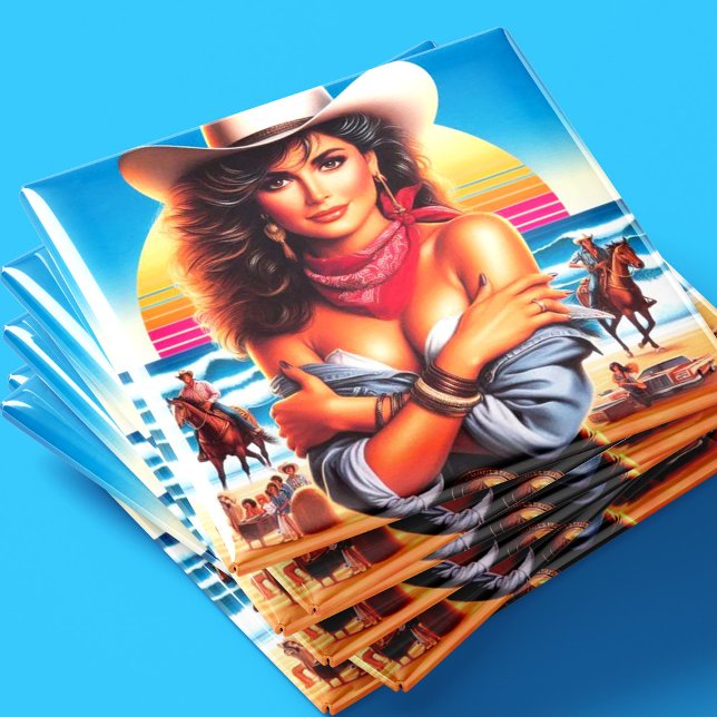 Imã Mulher Country dos Anos 80 (Criador carregado)