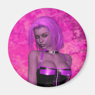 Imã Mulher da fantasia do delírio do punk