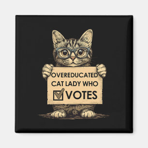Imã Mulher de Gato com Excesso de Educação que Vota