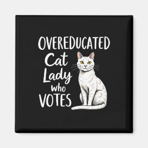 Imã Mulher De Gato Excessionária Que Vota Para Kamala