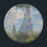 Imã Mulher de Monet com um parasol<br><div class="desc">A obra-prima de Claude Monet: Mulher com um parasol. Visite nossa loja para outros itens de correspondência</div>