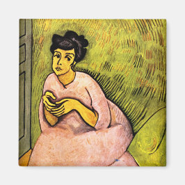 Imã Mulher de Rosa (Senhora Elegante) (Retrato feminin