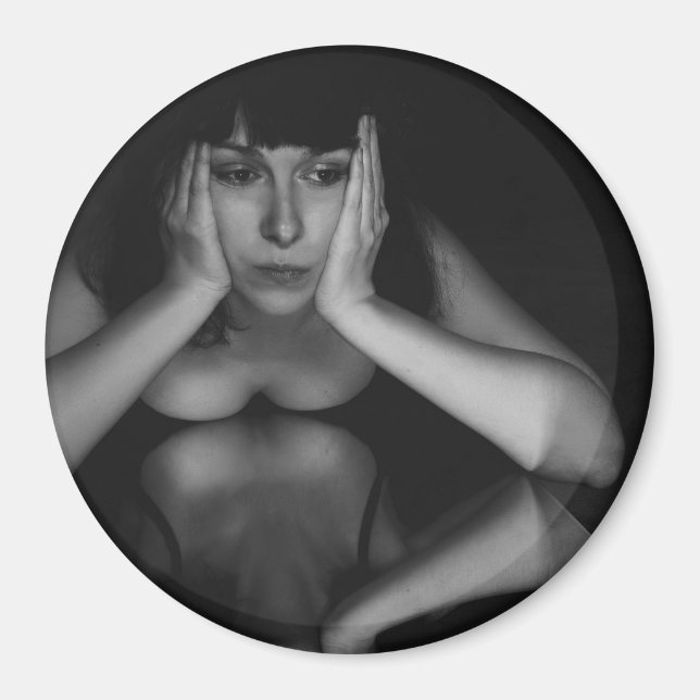 Imã Mulher e espelho (Frente)