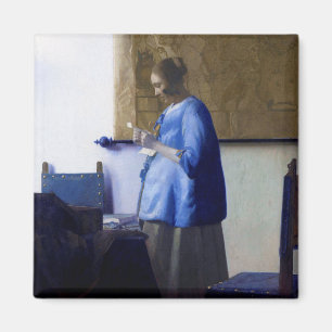 Imã Mulher em azul, Johannes Vermeer
