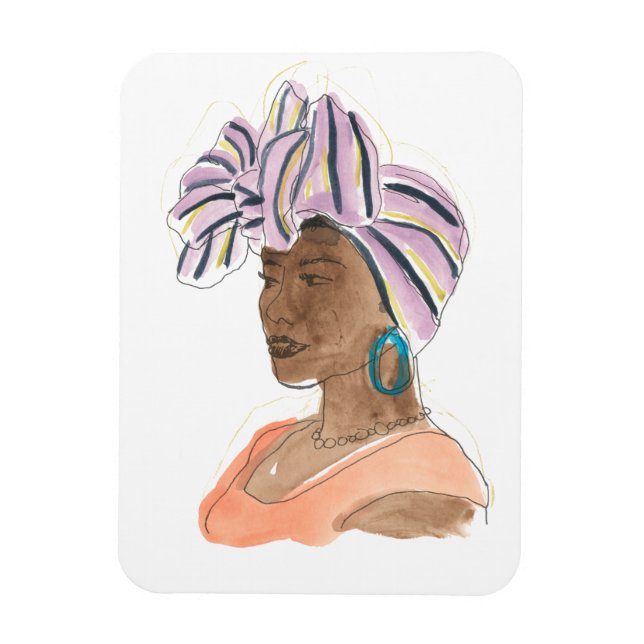 Ímã Mulher Forte e Bonita (Vertical)