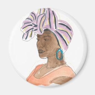 Imã Mulher Forte e Bonita