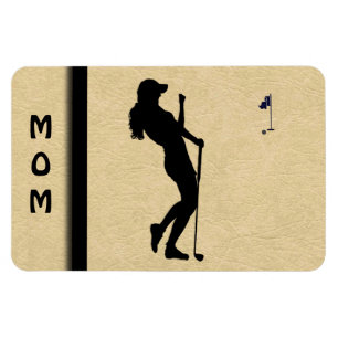 Ímã Mulher Golfer Sport Mãe
