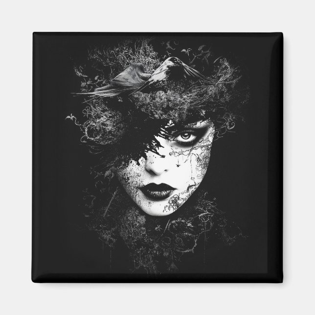 Imã Mulher gótico (Frente)