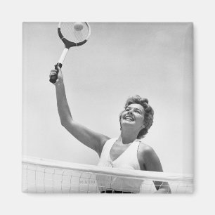 Imã Mulher jogando Tênis 2