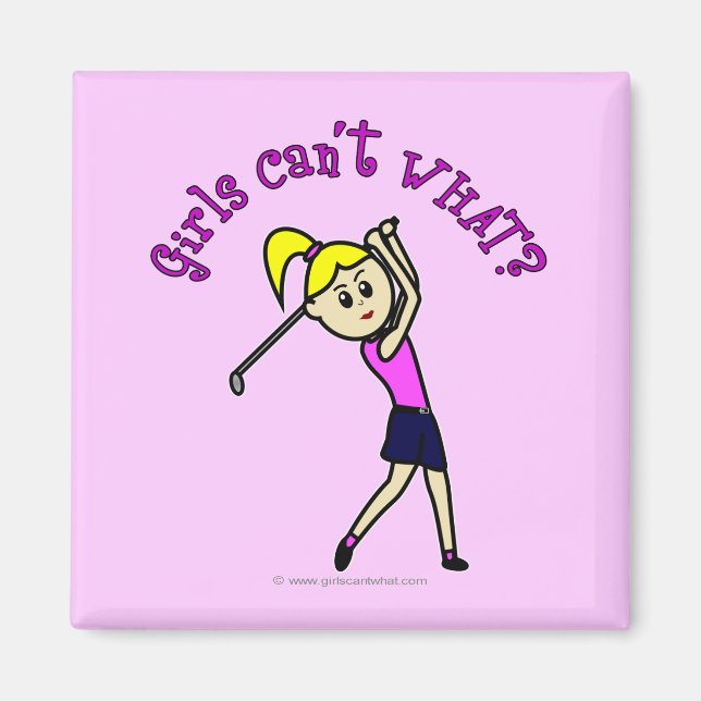 Imã Mulher-Luz Golfer (Frente)