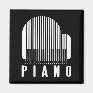 Imã Mulher Minimalista Estilo de Ano Barcode Música So