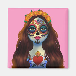 Imã Mulher Misteriosa Do Crânio