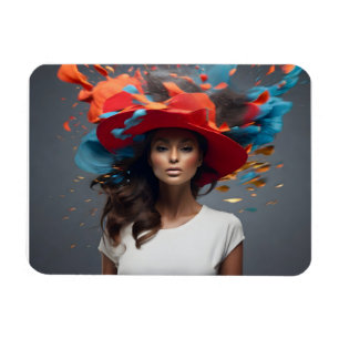 Ímã Mulher moda, belas artes