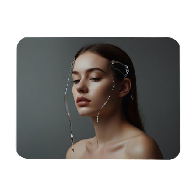 Ímã Mulher moda, belas artes (Horizontal)