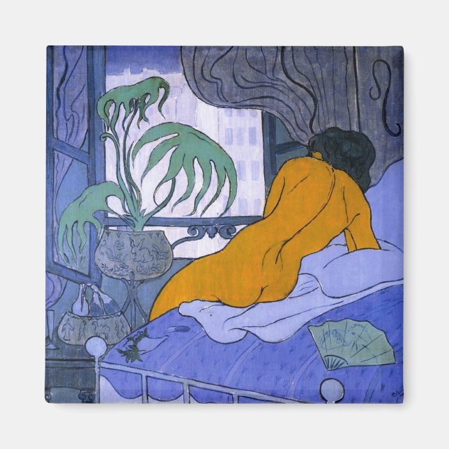 Imã Mulher na Sala Azul (por Paul Ranson) (Frente)