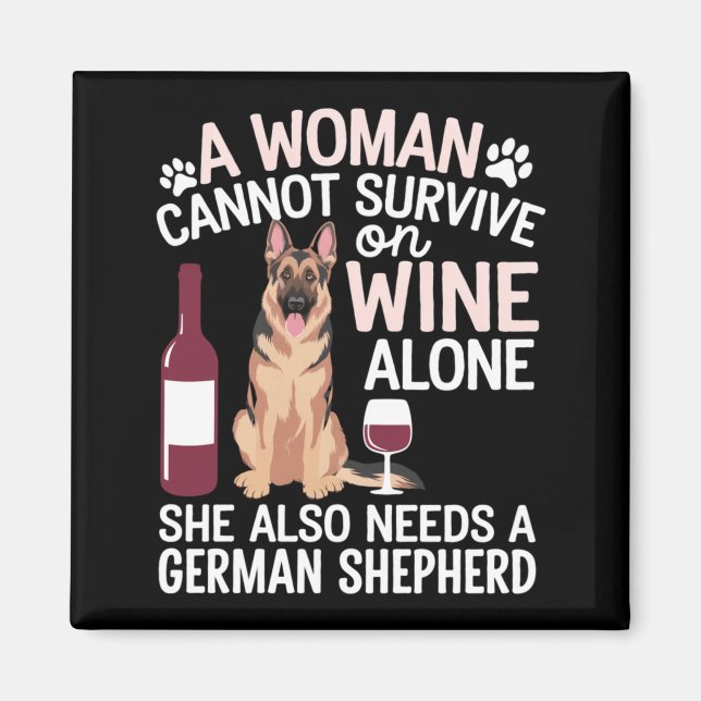Imã Mulher não pode sobreviver só com vinho precisa de (Frente)